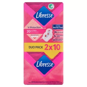   Libresse egészségügyi betét 2x10 db Ultra Normal szárnyas