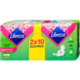   Libresse egészségügyi betét 2x10 db Natural Care Ultra Normal Economy pack