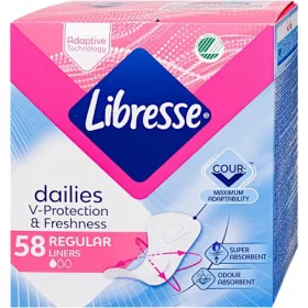 Libresse tisztasági betét 58 db Dailies Fresh Normal