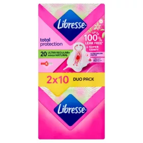   Libresse egészségügyi betét 2x10 db Aloe Vera&Camomile Ultra wings Normal duo