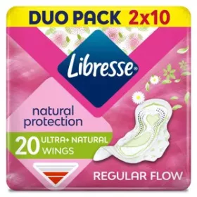   Libresse egészségügyi betét 10 db Ultra Normal vékony szárnyas aloe vera
