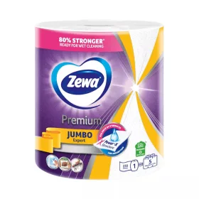   Zewa háztartási papírtörlő 3 rétegű 1 tekercses Prémium Jumbo