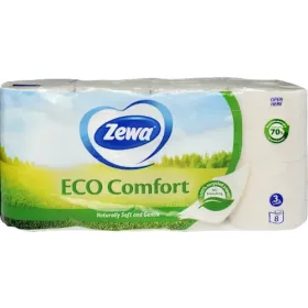 Zewa Eco Comfort toalettpapír 3 rétegű 8 tekercs