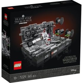 LEGO STAR WARS 75329 DIORAMA: DEATH STAR TRENCH RUN