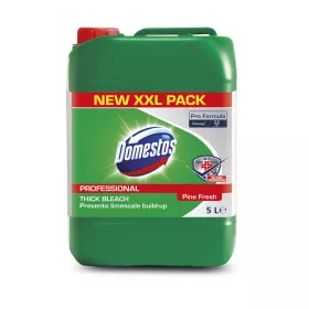   DOMESTOS 5 l Pine Fresh fertőtlenítő UN1760 MARÓ FOLYÉKONY ANYAG, M.N.N. (Nátrium-hipoklorit), 8, PG