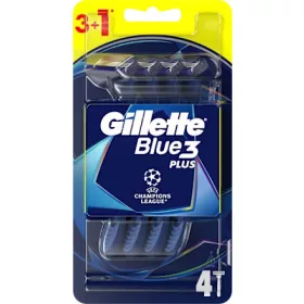 Gillette Blue3 eldobható borotva 4 db Champions League