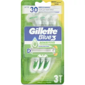 Gillette Blue3 Sensitive eldobható borotva 3 db