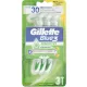 Gillette Blue3 Sensitive eldobható borotva 3 db