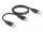Delock USB 2.0 kábel A-típusú a 2 x A-tipusú 70 cm