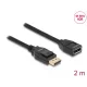 Delock DisplayPort 1.2 bővítőkábel 4K 60 Hz 2m (80002)