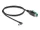 Delock PoweredUSB kábel apa 12 V - DC 5,5 x 2,1 mm apa ívelt 1 m (80011)