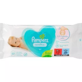 Pampers törlőkendő 52 db Sensitive