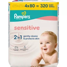 Pampers törlőkendő 4x80 db Sensitive