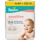 Pampers törlőkendő 4x80 db Sensitive