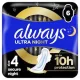 Always egészségügyi betét Ultra Secure Night 6 db