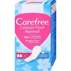 Carefree tisztasági betét 34 db Cotton Feel Fresh