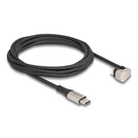   Delock Adat- és töltőkábel USB Type-C  - Lightning  iPhone  és iPad  180 -ban hajlított 2 m Mfi