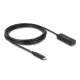 Delock Aktív USB 10 Gbps bővítő kábel USB Type-C  3 m hosszú