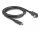 Delock USB 10 Gbps kábel USB Type-C apa  USB Type-C  apa, ívelt felfelé / lefelé, 1 m 4K PD 60 W E-Marker