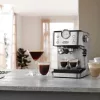Delonghi EM450.M Linea Classic Eszpresszó kávéfőző, metál