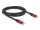 Delock USB 2.0 kábel USB Type-C  apa - apa PD 3.1 240 W E-Marker 2 m piros fém (80051)
