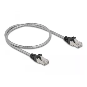   Delock RJ45, fém borítású kábel Cat.6A U/FTP, 0,5 méter