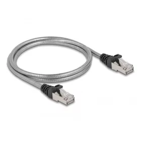 Delock RJ45, fém borítású kábel Cat.6A U/FTP, 1 méter