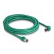 Delock RJ45 Hálózati kábel PROFINET SF/UTP 90  hajlított 5 m zöld (80125)
