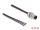 Delock M8 3 tűs apa A-kódolású, szabad kábelvégződésű panelhez 0,5 m (80147)