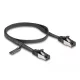 Delock RJ45 lapos patch kábel apa - apa Cat.8.1 flexibilis 0,5 m fekete (80178)