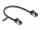 Delock RJ45 kábel apa - apa Cat.8.1 flexibilis 0,25 m fekete (80181)
