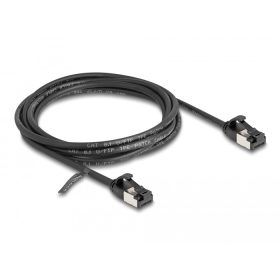  Delock RJ45 kábel apa - apa Cat.8.1 flexibilis 2 m fekete (80184)