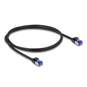   Delock RJ45 hálózati kábel Cat.6A S/FTP vékony 1 m fekete (80227)