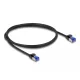 Delock RJ45 hálózati kábel Cat.6A S/FTP vékony 1 m fekete (80227)