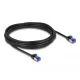 Delock RJ45 hálózati kábel Cat.6A S/FTP vékony 5 m fekete (80230)