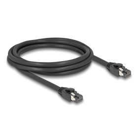   Delock RJ45 hálózati kábel Cat.8.1 S/FTP 2 m akár 40 Gbps fekete (80234)