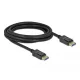 Delock DisplayPort kábel 10K 60 Hz 54 Gbps 3m (80263)