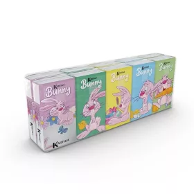 Kartika Papírzsebkendő 3 rétegű 10x9 db BUNNY
