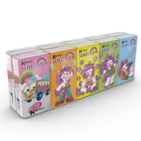 Kartika Papírzsebkendő 3 rétegű 10x9 db UNICORN
