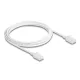 Delock RJ45 hálózati kábel Cat.6A apa   apa robosztus csatlakozóval ipari felhasználásra U/UTP Slim 2 m, fehér (80360)