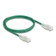 Delock RJ45 hálózati kábel Cable Cat.6A apa   apa hajlított csatlakozóval U/FTP Slim 1 m, zöld (80365)