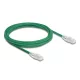 Delock RJ45 hálózati kábel Cable Cat.6A apa   apa hajlított csatlakozóval U/FTP Slim 3 m, zöld (80367)
