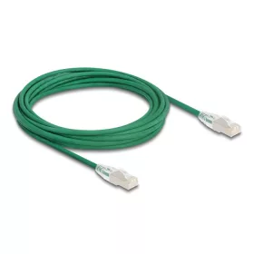   Delock RJ45 hálózati kábel Cable Cat.6A apa   apa hajlított csatlakozóval U/FTP Slim 5 m, zöld (80368)