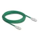 Delock RJ45 hálózati kábel Cable Cat.6A apa   apa hajlított csatlakozóval U/FTP Slim 5 m, zöld (80368)