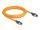 Delock RJ45 hálózati kábel USB Type-C  porttal megtalálási, önazonosítási funkcióval Cat.6A S/FTP 3 m narancssárga (80410)