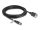 Delock M12 kábel A-kódú 8 tűs anya - RJ45 anya Cat.5e FTP installálásához 5 m, fekete (80440)