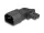 Delock Tápadapter IEC 60320 - C14 - C7, apa / anya, 2,5 A, 90 -ban hajlított (80473)