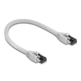   Delock RJ45 hálózati kábel Cat.8.1 S/FTP 0,25 m szürke (80556)