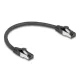 Delock RJ45 hálózati kábel Cat.8.1 S/FTP 0,25 m fekete (80566)