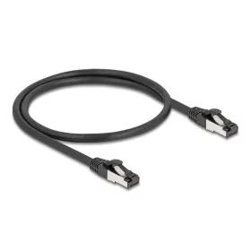   Delock RJ45 hálózati kábel Cat.8.1 S/FTP 0,5 m fekete (80570)